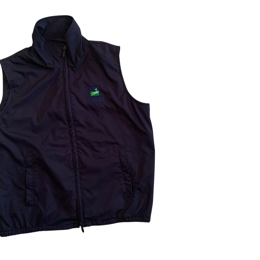 Ralph Lauren Golf Men's Size M Wachova Championship Full Zip Golf Vest - Picture 6 of 11